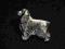 Angielski Cocker Spaniel pin, broszka, posrebrzana