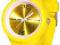 Zegarek Okrągły Jelly Watch - SILIKONOWY - ŻÓŁTY