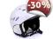 KASK NARCIARSKI CARRERA 59-63CM SREBRNY WYPRZEDAŻ