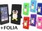Etui gumowe PINGWIN Nokia LUMIA 520 +FOLIA