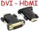 Adapter przejsciowka wtyk DVI -wtyk HDMI meski M-M