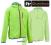 -30% QUECHUA polar Hoodie LIGHT neonowy bluza 14 L