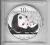 CHINY - 10 YUAN  2011 PANDA Uncja Srebro 999