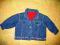 OCIEPLANA Katana kurtka jeansowa, 6-9 M-CY folkowa