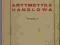 ARYTMETYKA HANDLOWA CZĘŚĆ II - A. LIPA 1932