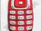 ORYGINALNA KLAWIATURA NOKIA 6103 6101 RED F-VAT