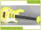 Gitara plastikowa w pokrowcu - żółta - frajda