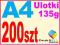 Ulotki/Ulotka Plakat A4 200 szt jednostronne