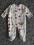 524f Super pajacyk piżamka polar zebra *GEORGE* 68