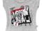 koszulka One Direction krótki rękaw szara 164