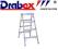Drabiny drabina aluminiowa dwustronna 2x4 DRABEX