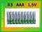 10 x BATERIA MARTMEDIA R3 AAA R03 ZINC (FL)