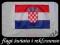 Flaga jachtowa Chorwacji bandera jacht flagi łódź