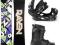 Nowy Zestaw Snowboard Raven RVN BLACK 146cm 2013