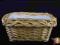 7845-12 __DREWNIANY WIKLINOWY KOSZYCZEK RETRO__