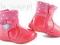 LAKIEROWANE BOTKI KOZACZKI RÓŻOWE r.20/13cm