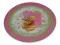 Disney Kubuś Puchatek róż talerz płaski 23 cm