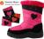 Różowe WODOODPORNE śniegowce FUTRO kozaczki r 25