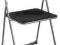 AVR KRZESŁO SKŁADANE CZARNE
