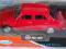 Fiat 125P auto metalowe 12cm kolor czerwony