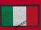VAR Naszywkai FLAGA WŁOCH 7,8 x 4,5 cm Italia