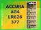 100 x BATERIA ACCURA AG4-LR626-SR626SW-377