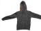 SWETEREK Z KAPTUREM szary ^146-152^ 10152