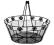 Koszyk Francuski Metalowy Druciany DEKOINSPIRACJE