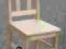 KRZESŁO Z OPARCIEM SOLIDNE- D- DO KUCHNI POKOJU