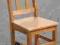 KRZESŁO Z OPARCIEM SOLIDNE- M- DO KUCHNI POKOJU
