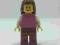 Figurka Lego Dziewczynka fiolet UNIKAT!