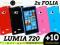 NOKIA LUMIA 720 Etui Pokrowiec SLIM MAT + 2x Folia