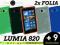 NOKIA LUMIA 820 Etui Pokrowiec SLIM MAT + 2x Folia