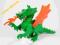 LEGO FIGURKA ZIELONY SMOK GREEN DRAGON CASTLE