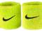 Opaska na rękę Nike frotte - seledynowa