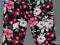 leginsy legginsy rurki getry kwiaty zima r.98-104