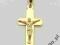 ZŁOTY KRZYŻYK PREZENT  KOMUNIA CHRZEST ZŁOTO