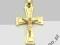 ZŁOTY KRZYŻYK MĘSKI  PREZENT  KOMUNIA CHRZEST