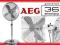 AEG WENTYLATOR OSCYLUJĄCY CHROMOWANY RETRO 40cm