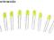 ART Diody LED 3mm YELLOW 0,05cd/65'  Cena za 10SZT