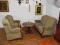 KOMPLET WYPOCZYNKOWY SOFA FOTELE  KANAPA FOTEL DĄB