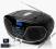BOOMBOX RADIO MP3 USB SD SLIMLINE PIANO WYPRZEDAŻ