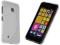 Gel białe elastyczne etui Nokia Lumia 530  +folia
