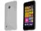 Białe elastyczne etui gel Nokia Lumia 530 + folia