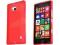 Czerwone elastyczne etui Gel Nokia Lumia 930 +foli