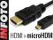 Kabel przewód micro HDMI do Sony A58 TV monitor