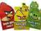 Zaproszenia urodzinowe ANGRY BIRDS koperty x6