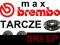 BREMBO MAX nacinane 262mm przód CIVIC 1991-2001