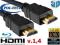 Kabel HDMI - HDMI ver. 1,4 GOLD 3D / FULL HD - 2m