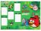 Angry Birds Plan lekcji laminowany zielony 6229 A4